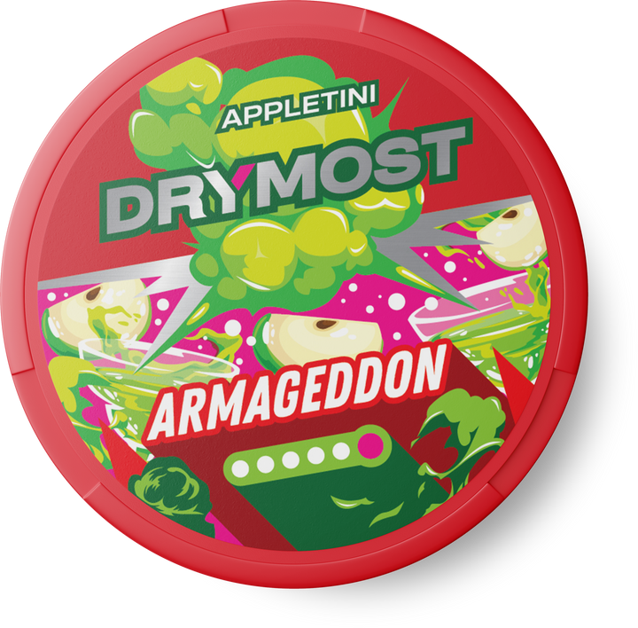 Opakowanie DRYMOST Armageddon Appletini - saszetki nikotynowe o smaku appletini