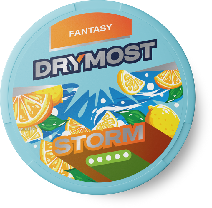 Opakowanie DRYMOST Storm Fantasy - saszetki nikotynowe DRYMOST o futurystycznym smaku Fantasy