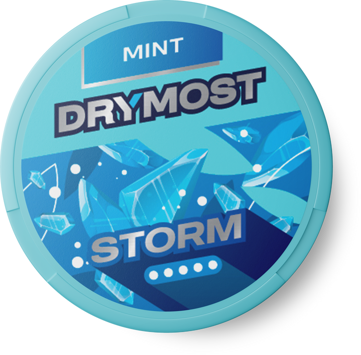 Opakowanie DRYMOST Storm Mint - saszetki nikotynowe o smaku mięty