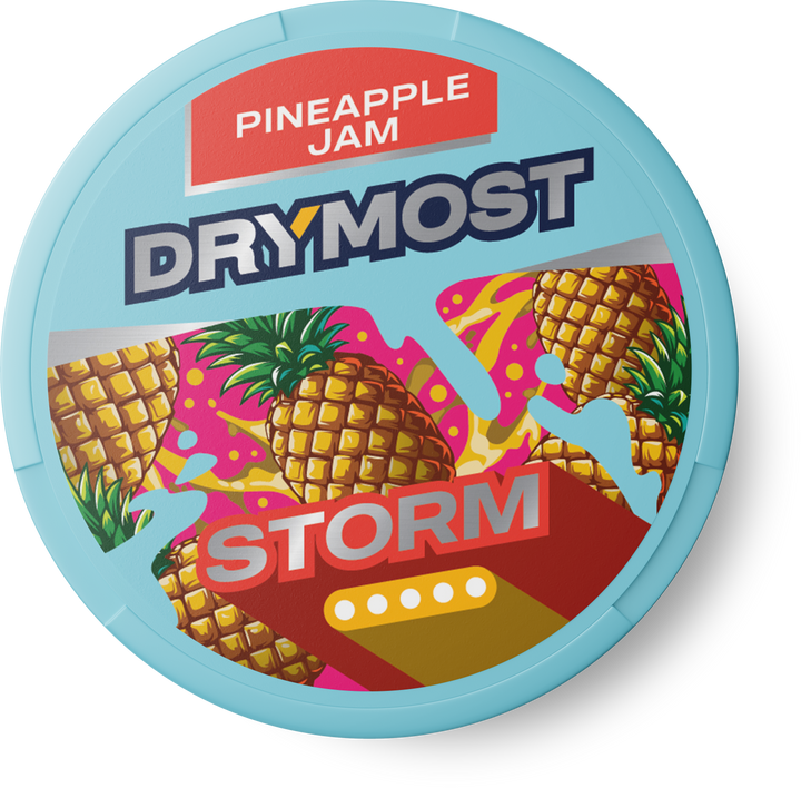Opakowanie DRYMOST Storm Pineapple Jam - saszetki nikotynowe o smaku ananasowego dżemu
